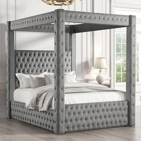  Furniture of America Etherea CM7482GY-EK-BED King Bed IMAGE 1