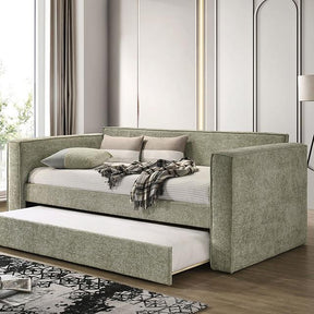  Furniture of America Walsall FM1205GR-BED Twin Daybed with Trundle IMAGE 1
