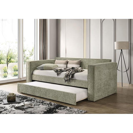  Furniture of America Walsall FM1205GR-BED Twin Daybed with Trundle IMAGE 2