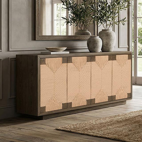  Furniture of America Casoria FM34008DW-SV Sideboard IMAGE 1