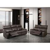  Furniture of America Onoria FM69008BR-LV-M Manual Recline Loveseat IMAGE 2