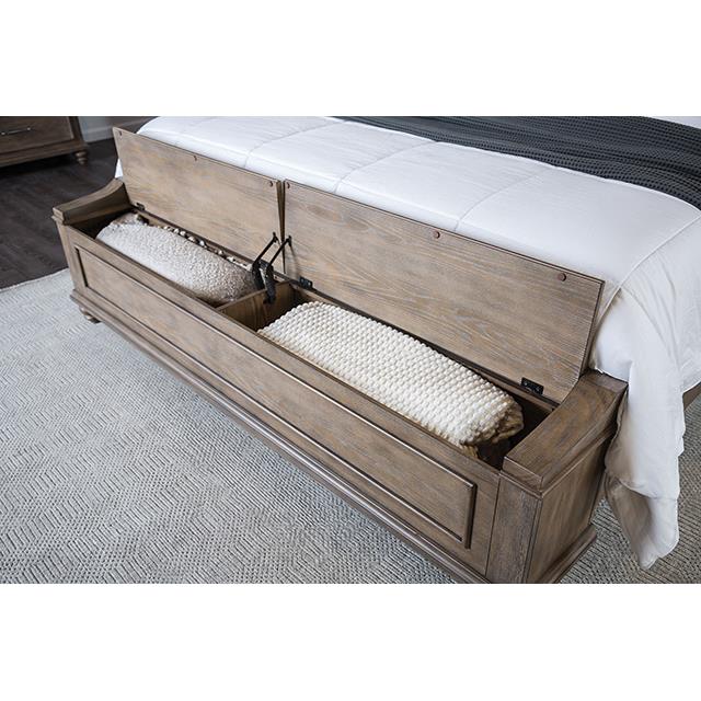  Furniture of America Philomath FM7430BR-EK-BED King Bed IMAGE 5