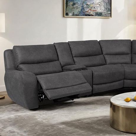  Furniture of America Demetrius CM9930DG-SECT-PM Power Sectional IMAGE 1