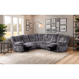  Furniture of America Hieronymus FM64001DG-SECT-PM Power Sectional IMAGE 2