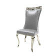  Furniture of America Palazzo FM33010SV-SC-2PK Set Of 2 Silver Chair IMAGE 1