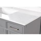  Furniture of America Soline TM-CT003WH-48+03GY Vanity Set IMAGE 2