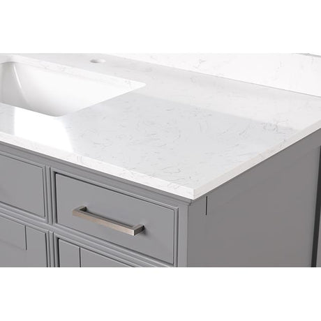  Furniture of America Soline TM-CT003WH-48+03GY Vanity Set IMAGE 2