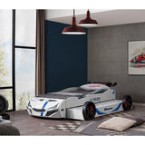  Furniture of America Tracklite FOA7735WH-BED Car Bed IMAGE 2