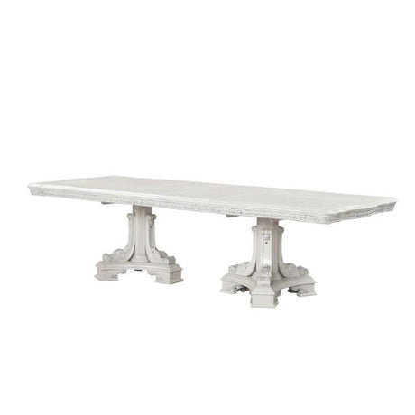  Furniture of America Stella Mia FM31000WH-T-TABLE Dining Table IMAGE 1