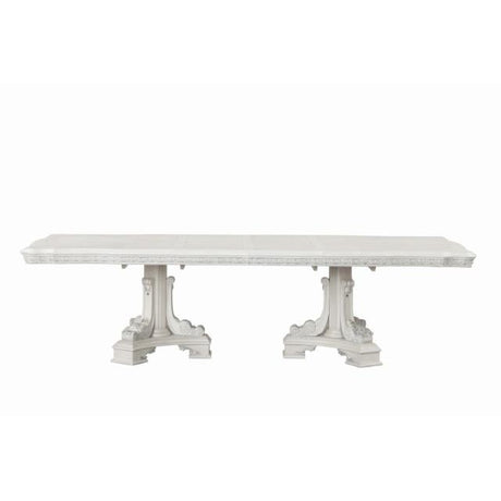  Furniture of America Stella Mia FM31000WH-T-TABLE Dining Table IMAGE 2