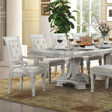  Furniture of America Stella Mia FM31000WH-T-TABLE Dining Table IMAGE 8