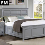 Furniture of America Castlile FM7413GY-T-BED Twin Bed IMAGE 1