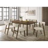  Furniture of America Raissa FM32011WN-T-7PC 7 Pc Dining Table Set IMAGE 2