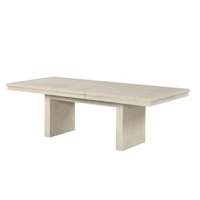  Furniture of America Hagerman FM3410NT-T-6PC-BN 6 Pc Dining Table Set with Bench IMAGE 2