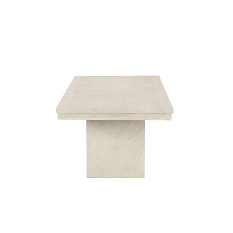  Furniture of America Hagerman FM3410NT-T-6PC-BN 6 Pc Dining Table Set with Bench IMAGE 4