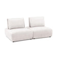  Furniture of America Stavanger FM63001WH-B 2-Seater IMAGE 1