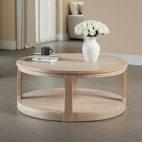  Furniture of America Hickory FM44011NT-C Coffee Table IMAGE 1