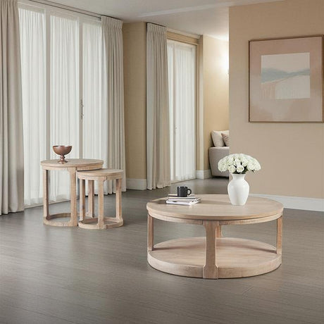  Furniture of America Hickory FM44011NT-C Coffee Table IMAGE 2