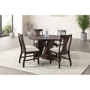  Furniture of America Holsworthy FM3600ES-RT-5PC 5 Pc Dining Table Set IMAGE 1
