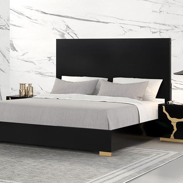  Furniture of America Goldsberg FM7425BK-EK-P-BED King Bed IMAGE 1