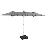  Furniture of America Musa GM-3007GR Rectangular Market Umbrella IMAGE 2