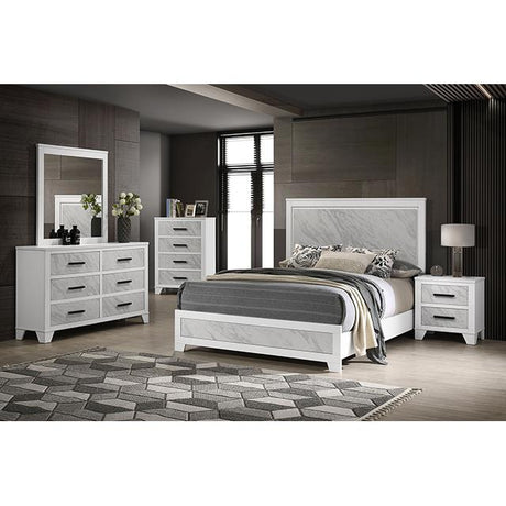  Furniture of America Darlene FM72018WH-N Nightstand IMAGE 2