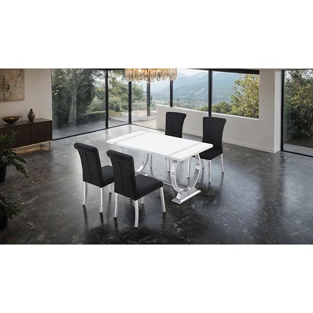  Furniture of America Holstebro FM37007SB-SC-2PK Set Of 2 Side Chair IMAGE 2