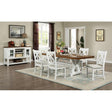  Furniture of America Auletta CM3417T-7PC 7 Pc Dining Table Set IMAGE 1