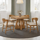  Furniture of America Ozark FM3223WN-RT-5PC 5 Pc Dining Table Set IMAGE 1