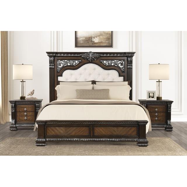  Furniture of America Promenade FM70002DB-Q-BED Queen Bed IMAGE 3