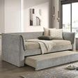  Furniture of America Upney FM1204GY-BED Twin Daybed with Trundle IMAGE 1