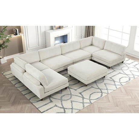  Furniture of America Dagenham FM6800BG-A Sectional IMAGE 2