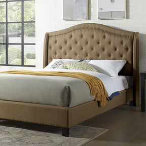  Furniture of America Carly FM7160BR-CK-BED Calfornia King Bed IMAGE 1
