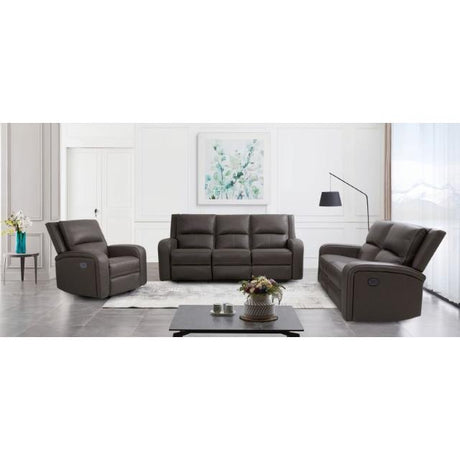  Furniture of America Vasilios CM9914GY-LV-PM Power Loveseat IMAGE 2