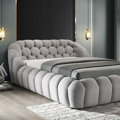  Furniture of America Newquay FM7260GY-Q-BED Queen Bed IMAGE 1