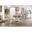  Furniture of America Auletta CM3417RT-5PC 5 Pc Dining Table Set IMAGE 1