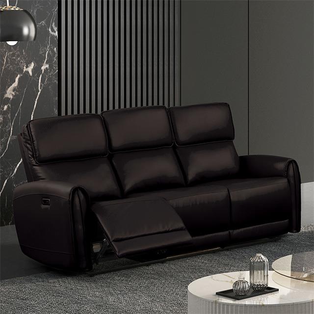  Furniture of America Schlieren FM6012BK-SF-PM Power Sofa IMAGE 1