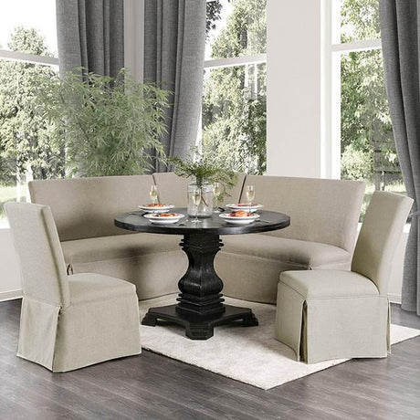  Furniture of America Nerissa CM3840RT-5PC-3564GY 5 Pc Dining Table Set IMAGE 5