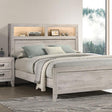  Furniture of America Mysen FM7202WH-Q-BED Queen Bed IMAGE 1