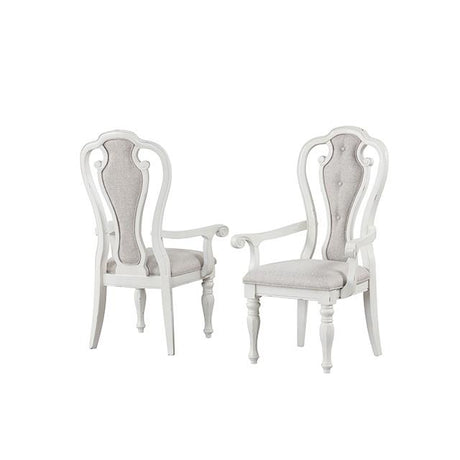  Furniture of America Orford TM3050WH-T-7PC 7 Pc Dining Set IMAGE 3