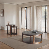  Furniture of America Hickory FM44011ES-E Nesting End Table IMAGE 2