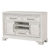  Furniture of America Stella Mia FM31000WH-SV Sideboard IMAGE 2