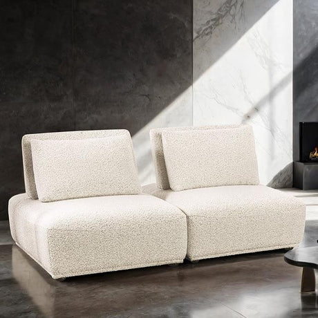  Furniture of America Stavanger FM63001BG-B 2-Seater IMAGE 1