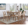 Furniture of America Upminster CM3984NT-PT-7PC 7 Pc Counter Height Table Set IMAGE 1
