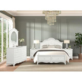  Furniture of America Naucalpan FM7456WH-Q-BED Queen Storage Bed IMAGE 3