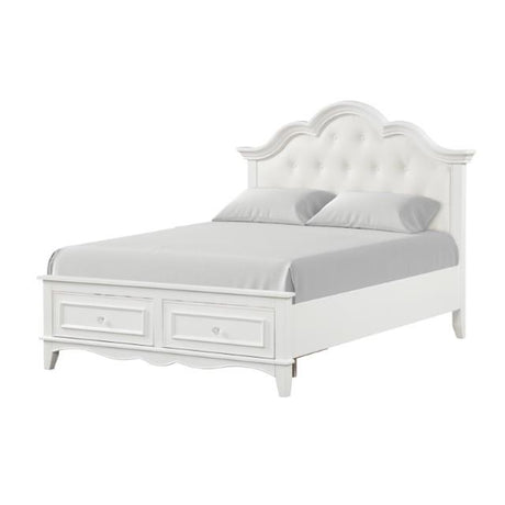  Furniture of America Naucalpan FM7456WH-Q-BED Queen Storage Bed IMAGE 4
