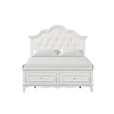  Furniture of America Naucalpan FM7456WH-Q-BED Queen Storage Bed IMAGE 5