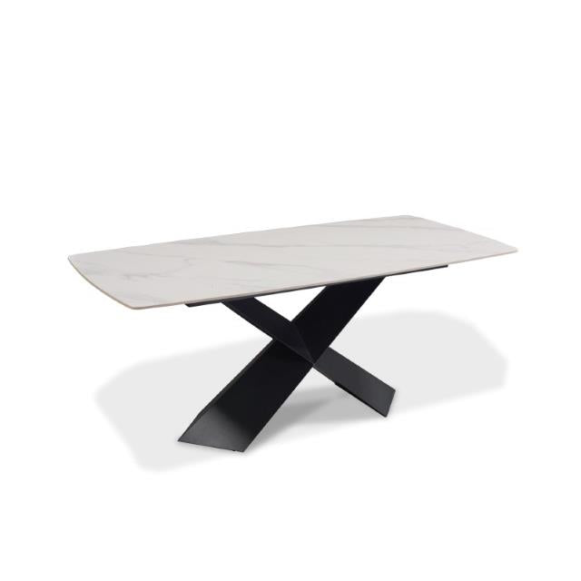  Furniture of America Lenvik FM3700BK-T-7PC 7 Pc Dining Table Set IMAGE 5