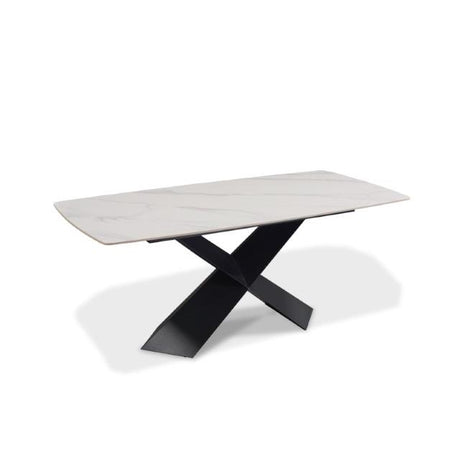  Furniture of America Lenvik FM3700BK-T-7PC 7 Pc Dining Table Set IMAGE 5