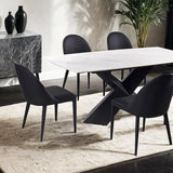  Furniture of America Lenvik FM3700BK-T-7PC 7 Pc Dining Table Set IMAGE 8